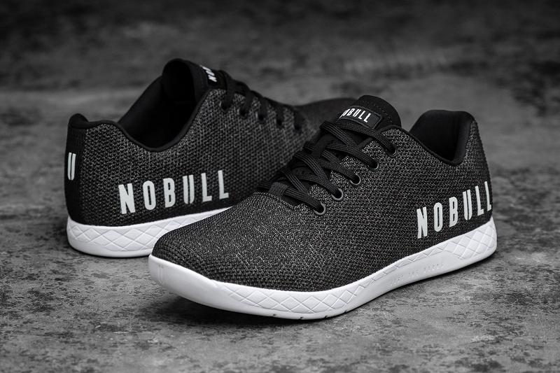 Black Nobull Heather Men's Trainers | CA U1213Z